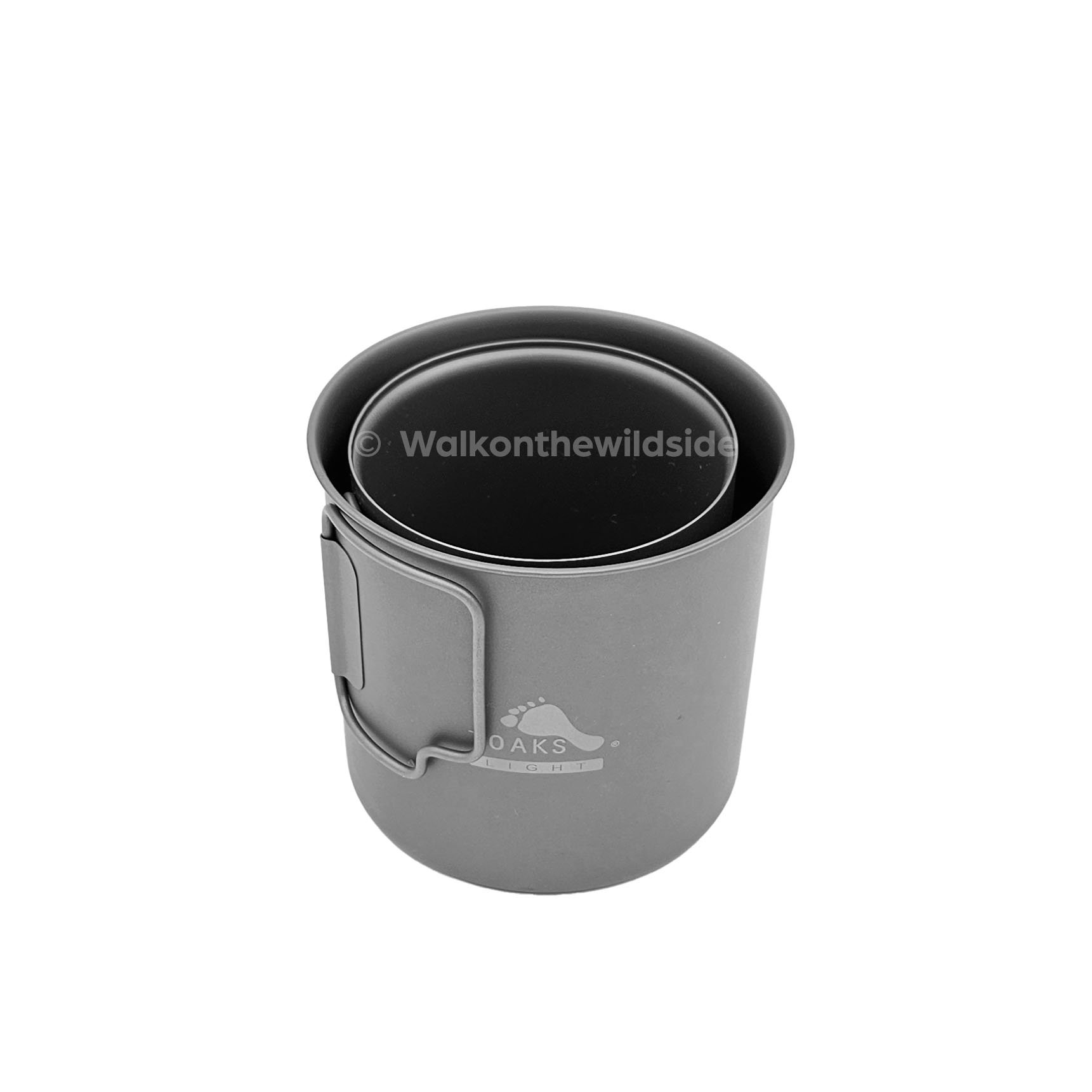 Toaks Pot 650-L mit Cup 370DW darin